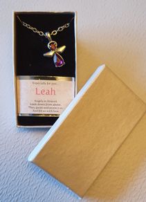 BNIB - A Beautiful Love Angel Necklace - Leah - Name Card can be Removed -  Read Carefully - E