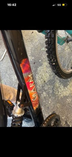 turquoise bike