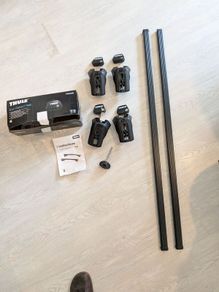 Never used, Thule Roof Rack Setup (Evo Raised Rail SquareBar) Unused, Massive Savings!