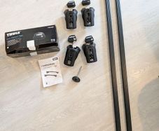 Never used, Thule Roof Rack Setup (Evo Raised Rail SquareBar) Unused, Massive Savings!