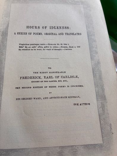 Byron's Poetical Works