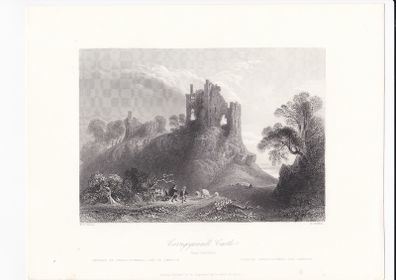 W.H. Bartlett. Carrigogunnell Castle