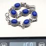 Vintave 925 Sterling Silver & Lapis Lazuli Bracelet Image 10