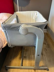 Chico Next to me Cot with mattress, 3 100% cotton sheet and 2 waterproof sheet
