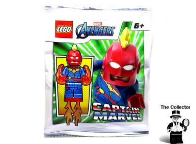LEGO Avengers Captain Marvel Minifigure Foil Pack Polybag Limited Edition Brand New Sealed