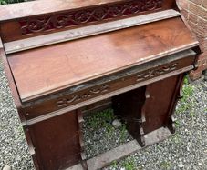 Vintage wooden organ casing - decorative piece