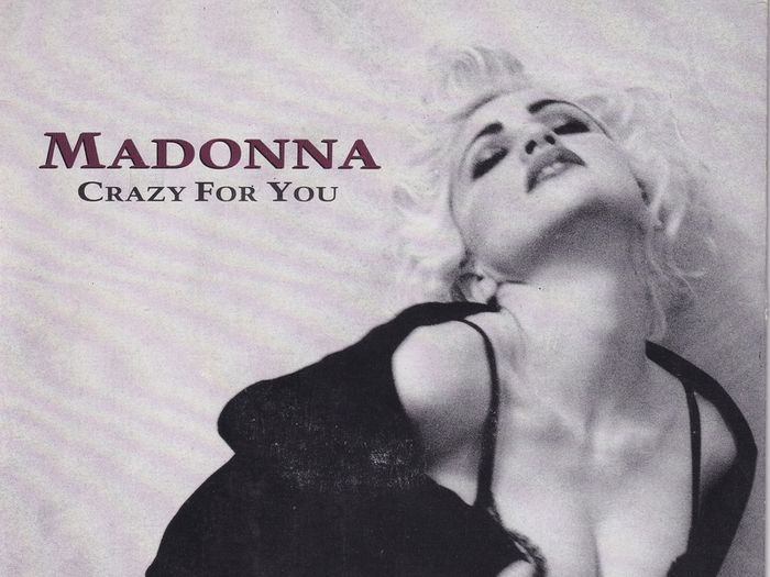 Madonna Crazy For You (remix) 1990 Uk Pressing Sire Records 45rpm