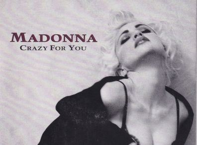 Madonna Crazy For You (remix) 1990 Uk Pressing Sire Records 45rpm