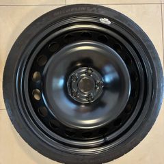 New 19" steel rim with 255/55/RZ19 tyre