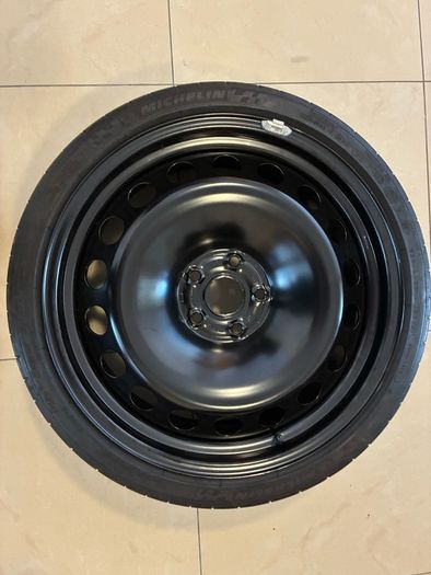 New 19" steel rim with 255/55/RZ19 tyre