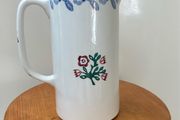 Vintage Spongeware Jug /Laura Ashley Martha Range