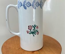 Vintage Spongeware Jug /Laura Ashley Martha Range