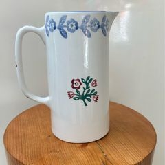 Vintage Spongeware Jug /Laura Ashley Martha Range