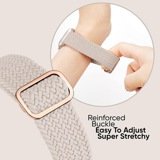 5 Pack Braided Band Compatible for Apple Watch Straps Women 40mm 41mm 38mm 42mm 44mm 45mm 46mm 49mm, Breathable Stretchy Elastic Sport Loop for iWatch SE3 Series 11/10/9/8/7/6/5/4/3/2