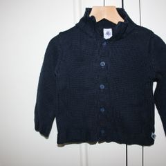 Petit Bateau Navy Cardigan Age 18 Months