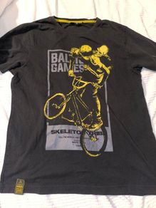 Skeleton tribe Baltic games BMX t shirt  size 2XL