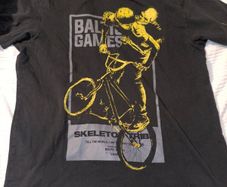 Skeleton tribe Baltic games BMX t shirt  size 2XL