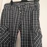 Jeans, trousers in black and white, checkered Image 2