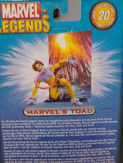 Marvel Legends 20th Anniversary X-men Toad