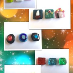 Handmade Fridge Magnets - Set of 3 - FREE DELIVERY