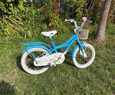 14" Kids Raleigh Bike with Basket & Carrier