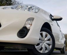 Toyota Aqua Hybrid Autimatic White Economical