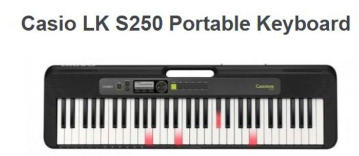 Casiotone LK-S250 Electric music keyboard
