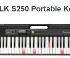 Casiotone LK-S250 Electric music keyboard