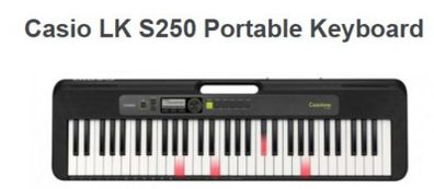 Casiotone LK-S250 Electric music keyboard