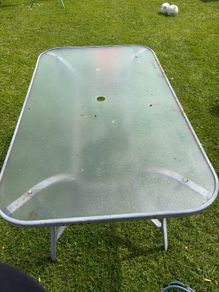 garden table and 6 chairs