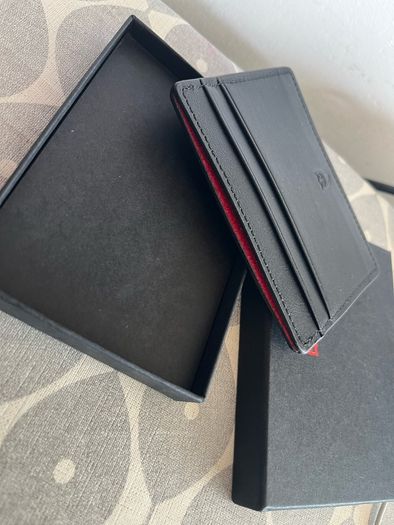 Tudor Watch Leather Credit Card Holder