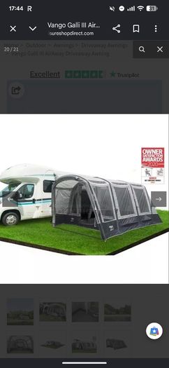 Vango Galli Air III Drive Away Awning