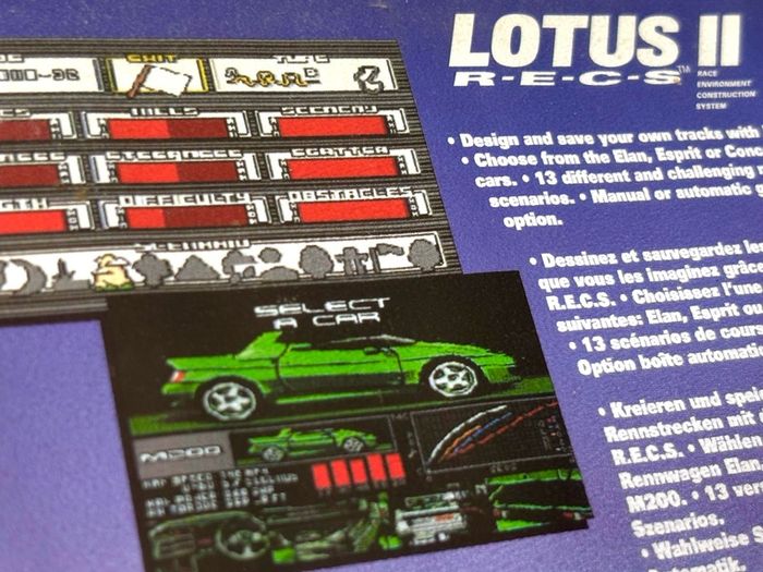 Lotus Challenge RECS 2 for Sega Mega Drive - Boxed and Minty