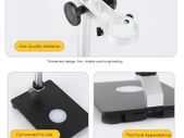 42mm Universal Large Metal Bracket Multifunctional Desktop Thickened Support Lifting Holder With Leds Light For Industrial Microscope