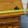 Solid Wooden Wine Rack Cabinet with Drawer and Glass Holders Image 5