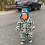 One piece winter suit set of 2 for twins Image 3