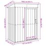 Metal Garden Shed ,Brown137 x 81 x 180 cm Image 9