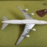 Asiana 1:200 scale model airplane, Boeing 747-400 aircraft Image 3