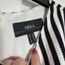 Nissa navy and white striped dress with gold buttons UK10 Image 5