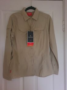Craghoppers Nosi Life camino travel hiking shirt NEW w tags