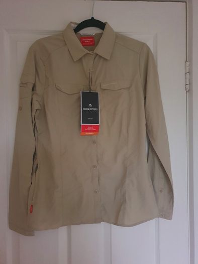 Craghoppers Nosi Life camino travel hiking shirt NEW w tags