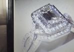 Engagement/wedding Halo Style Ring Set