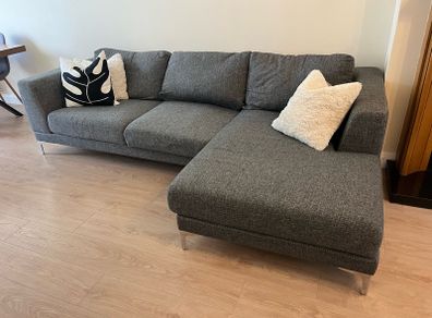 Grey 3, 4 seater sofa