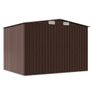 Garden Storage Shed Brown Image 6