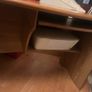 Curved desk (with printer shelf) Image 3