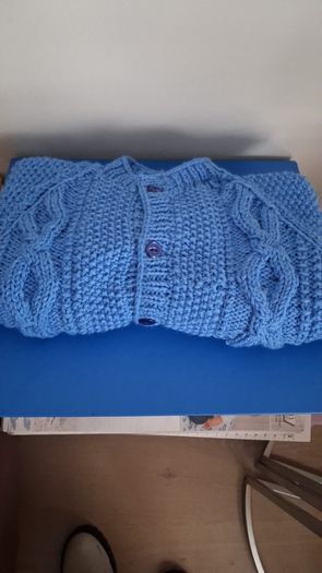 Hand knitted