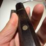 Japanese Ginsan Nakiri Knife Silver 3 Steel Ebony Handle Image 4