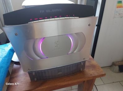 JVC VS-DT2000R Compact Component Music System, Radio, CD, Powered Subwoofer SP-PW2 and 2 Direct Drive Stick speakers