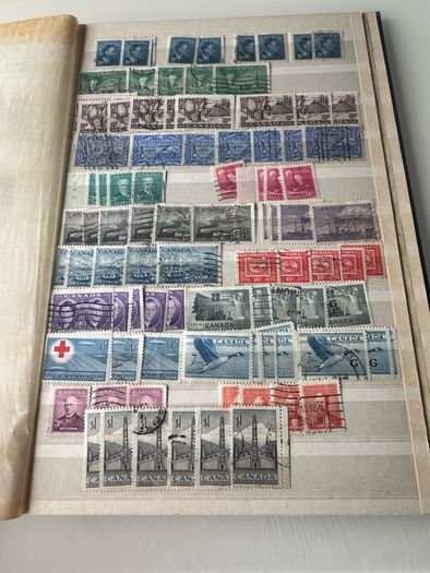CANADA collection in stamp album