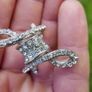 Vintage 925 Sterling Silver  Cocktail Ring 14g Image 8